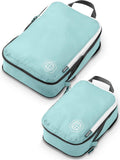 Compression Packing Cubes Set for Travel - Lightweight, Durable Clothes Organizer for Carry-On Luggage and Suitcases by